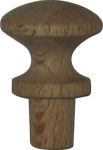 Holzknopf antik, alt, Holz Knopf aus Eiche, Ø 14,5mm